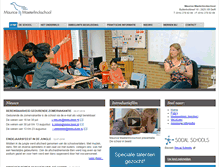 Tablet Screenshot of mmschool.nl